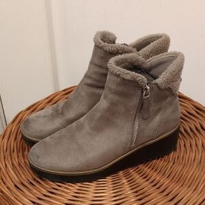 Bandolino Grey Winter Soft Booties Womens 8